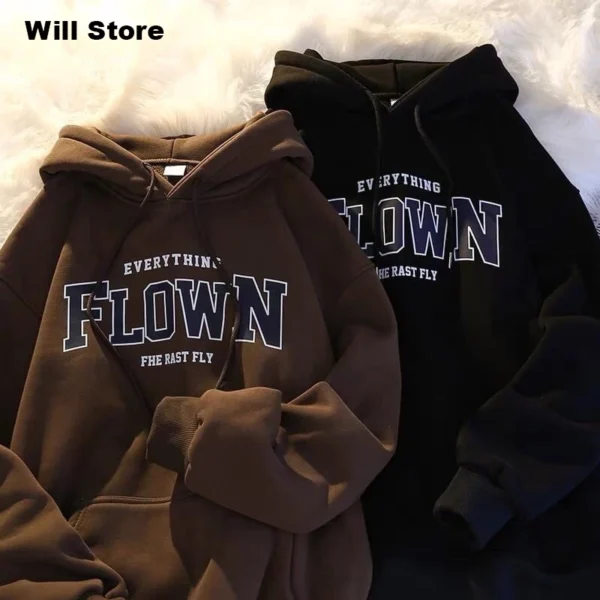 Áo hoodie FLOWN nam nữ Form rộng WILL - khoác nỉ form Unisex