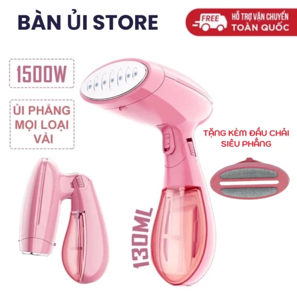 Bàn Là Hơi Nước Cầm Tay Gấp Gọn Sokany 1500W, Bàn Ủi Hơi Nước Đứng Là Siêu Phẳng Tiện Lợi Cho Cả Gia Đình