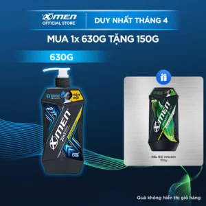 [MỚI] Combo Dầu gội/ Sữa Tắm/ Tắm Gội 2in1 X-Men Amazon Hunt / Vegas Delight 630g + Dầu gội Amazon Hunt 150g