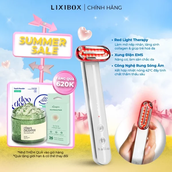 Máy Ánh Sáng Đỏ Giúp Trẻ Hoá Da Halio Red Light Therapy Device 3 in 1