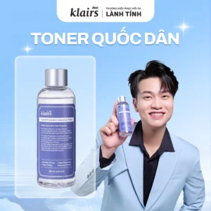 Nước hoa hồng Dear, Klairs Supple Preparation Unscented Toner 180ml