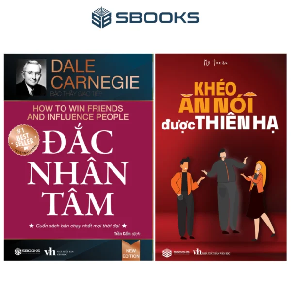 Sách - Combo 2 cuốn: Đắc Nhân Tâm + Khéo Ăn Nói Được Thiên Hạ - SBOOKS