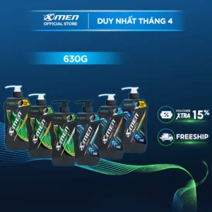 Tắm gội 2in1/Dầu gội/Sữa tắm Xmen Amazon Hunt/Vegas Delight 630g/850g - Công nghệ mùi hương mới giúp tinh thần phấn chấn