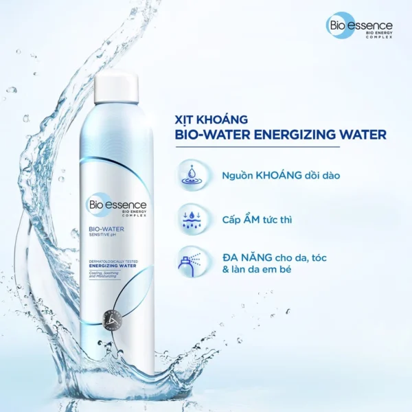 Nước Xịt Khoáng Bio-Essence Bio-Water 300ml: Cấp Ẩm Tức Thì, Làm Dịu & Bảo Vệ Da Với Khoáng Vi Lượng
