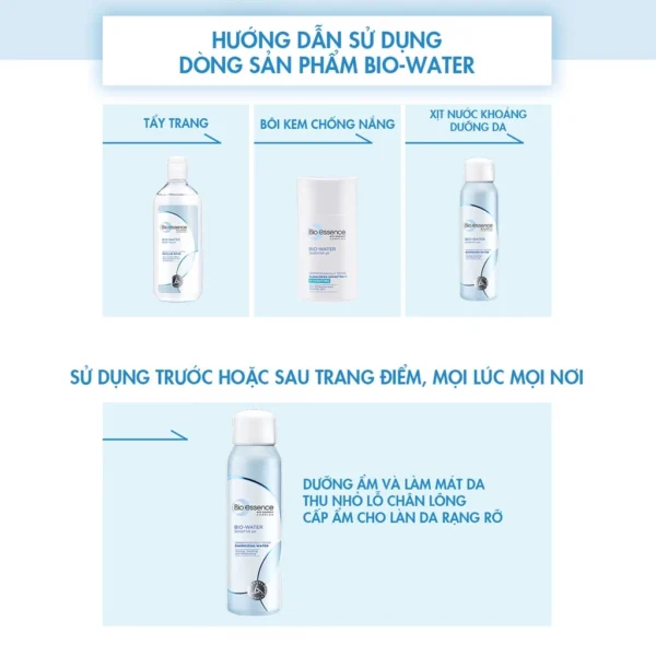 Nước Xịt Khoáng Bio-Essence Bio-Water 300ml: Cấp Ẩm Tức Thì, Làm Dịu & Bảo Vệ Da Với Khoáng Vi Lượng - Hình ảnh 6