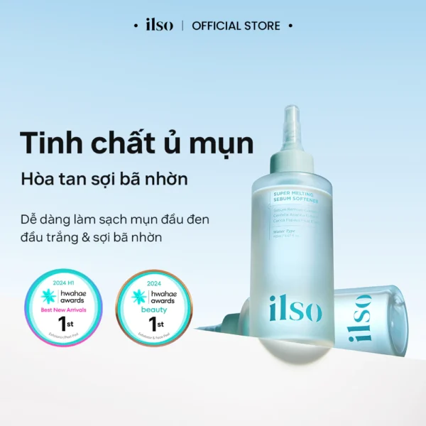 Tinh chất ủ mụn đầu đen, làm mềm sợi bã nhờn ilso Super Melting Sebum Softener 150ml