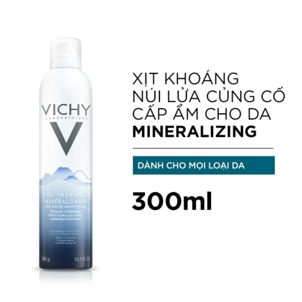 Nước Khoáng Dưỡng Da Vichy Mineralizing Thermal Water 300ml: "Cứu Tinh" Cho Làn Da Khỏe Mạnh & Rạng Rỡ - Hình ảnh 4
