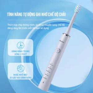 Bàn Chải Sóng Âm Điện Flyco FT7108VN Kháng Nước 5 Chế Độ Làm Sạch Chuẩn Nha Khoa