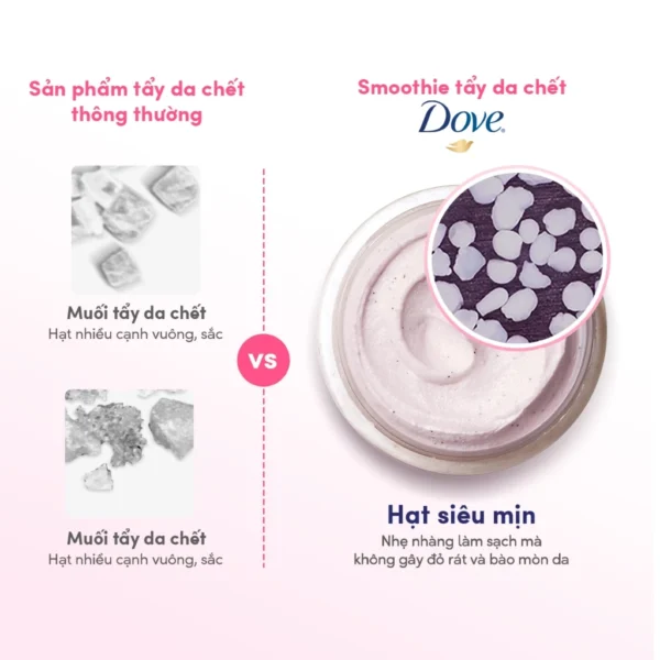 Smoothie Tẩy Da Chết Body Dove Chăm Da Sáng Mịn 298g - Hình ảnh 5