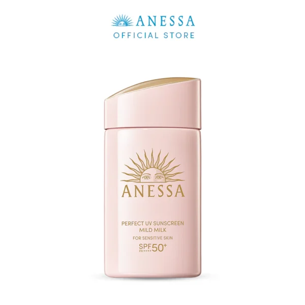 Sữa Chống Nắng Anessa Perfect UV Sunscreen Mild Milk 60ml Dịu Nhẹ Tuyệt Đối Cho Da Nhạy Cảm