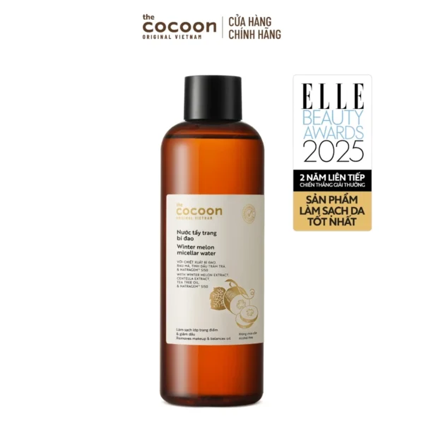 Nước Tẩy Trang Bí Đao Cocoon Bigsize 500ml - Sạch Makeup, Giảm Dầu Cho Da Dầu Mụn - Hình ảnh 2