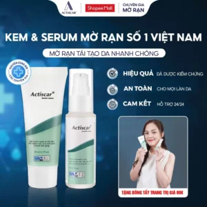 Kem Mờ Rạn Actiscar 100ml Làm Mờ Rạn Da Cho Bà Bầu, Sau Sinh Làm Đều Màu Da Thành Phần Thiên Nhiên Lành Tính