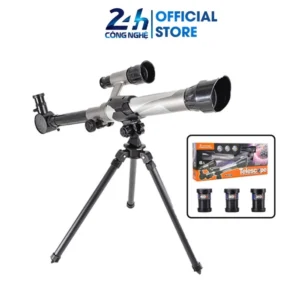 Bộ Kính Thiên Văn Khúc Xạ 40X Giáo Dục Kèm Phụ Kiện Giúp Bé Thỏa Sức Sáng Tạo, Ngắm Nhìn Vũ Trụ
