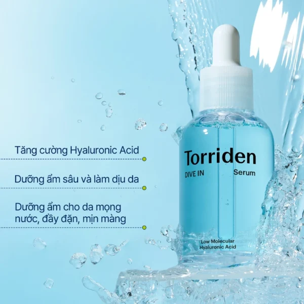 Serum Torriden DIVE IN Hyaluronic Acid 50ml, 50ml+50ml, Serum Cấp Ẩm Sâu, Da "Căng Mọng" - Hình ảnh 5