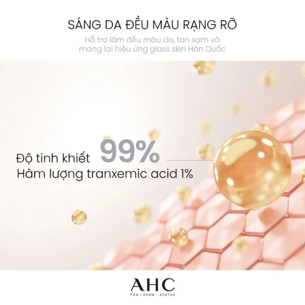 Kem dưỡng kiêm mặt nạ ngủ mờ nám sáng da PROSHOT GLUTA-CTIVATION BRIGHT 3 AHC 50ML - Hình ảnh 9
