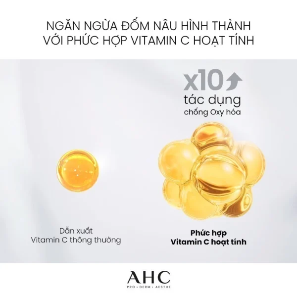 Kem dưỡng kiêm mặt nạ ngủ mờ nám sáng da PROSHOT GLUTA-CTIVATION BRIGHT 3 AHC 50ML - Hình ảnh 8