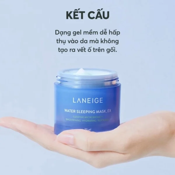 Mặt Nạ Ngủ Laneige Water Sleeping Mask EX 70ml Dưỡng Ẩm Bảo Vệ Da - Hình ảnh 6