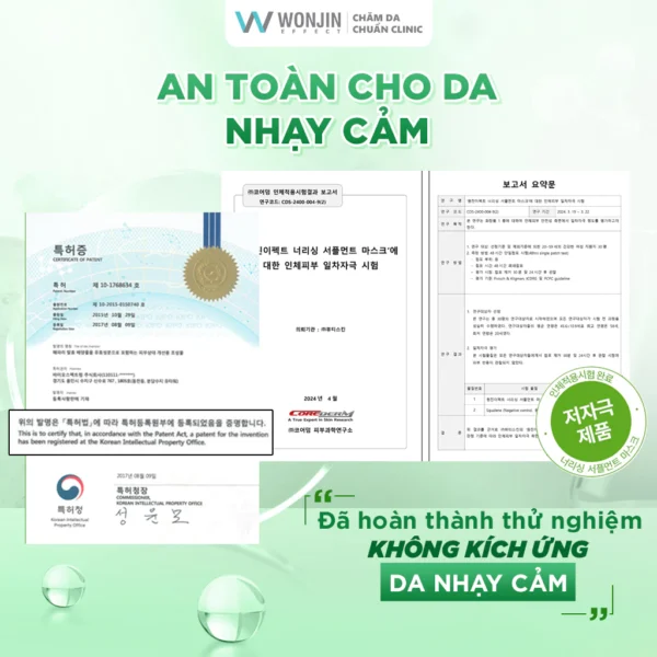 Combo 10 Mặt Nạ Phục Hồi Chuyên Sâu WonJin Effect Nourising Supplement Mask 30g/miếng [B1 - Hình ảnh 8