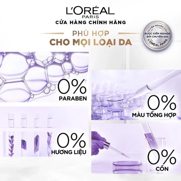 Serum siêu cấp ẩm & giảm nếp nhăn L'Oreal Paris Revitalift Pure Hyaluronic Acid 1.5% 30ml - Hình ảnh 6