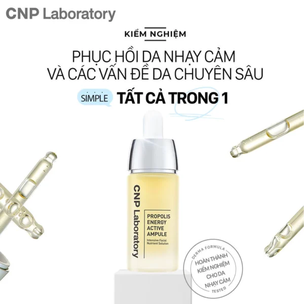 Tinh chất tái tạo phục hồi da chiết xuất keo ong CNP Propolis Energy Active Ampule - Hình ảnh 2
