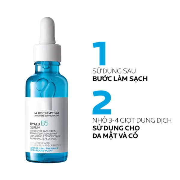 Dưỡng chất chuyên sâu hỗ trợ tái tạo da, giúp da căng mướt La Roche-Posay Hyalu B5 Serum 30ml - Hình ảnh 7