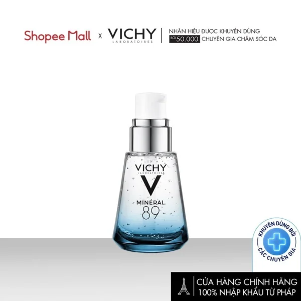 Dưỡng chất giàu khoáng chất giúp da sáng mịn và căng mượt Vichy Mineral 89 30ml - Hình ảnh 3