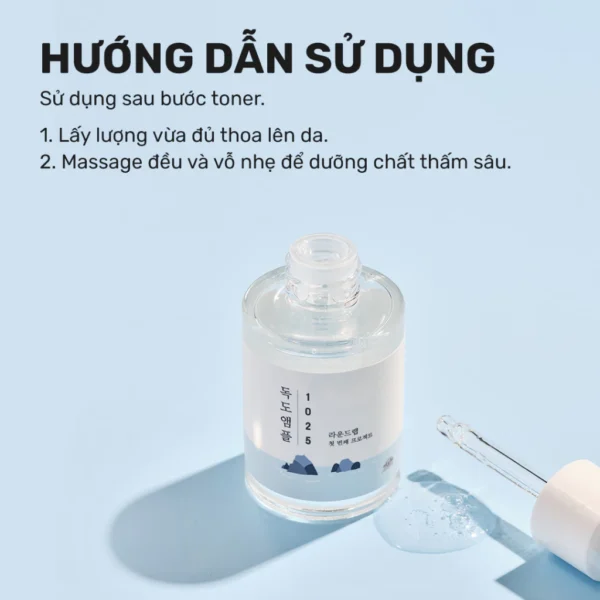 Tinh Chất Dưỡng Da Round Lab 1025 Dokdo Ampoule 45g giúp làm dịu tình trạng da nhạy cảm - Hình ảnh 5
