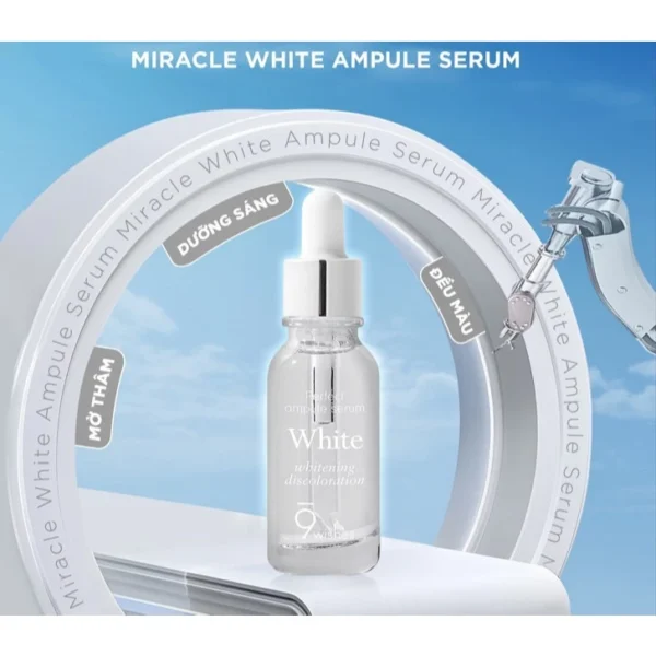 Tinh chất dưỡng trắng da 9 Wishes Miracle White Ampule Serum 25ml - Hình ảnh 4