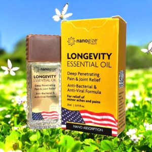 Dầu gió vàng NANOGIZE Longevity Essential Oil Deep Penetrating (21ml)